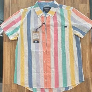 Chubbies Vibrant Striped Men's Shirt